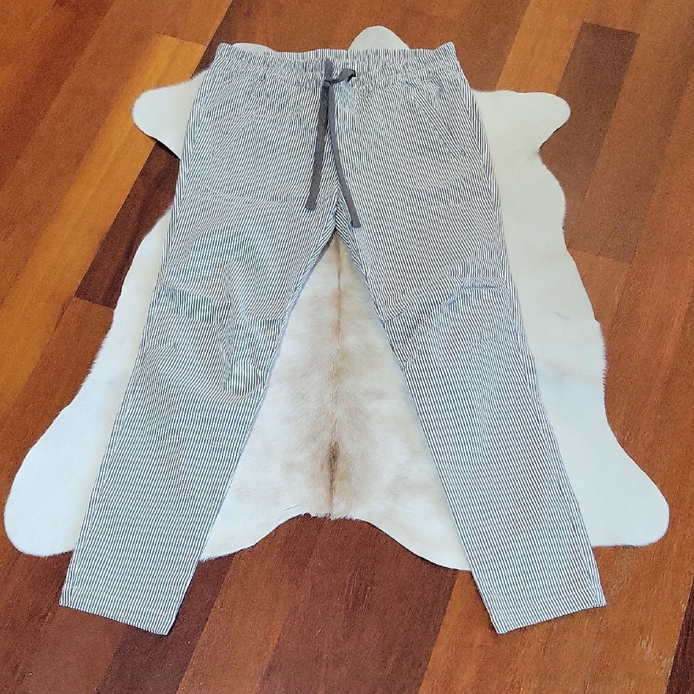 Shinestar Seersucker Cropped Pants M(?)
